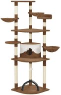Shumee Cat Scratcher with Sisal Posts Brown-white 190cm - Cat Scratcher