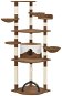 Shumee Cat Scratcher with Sisal Posts Brown-white 190cm - Cat Scratcher