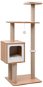 Shumee Cat Scratcher with Sisal Posts Brown-white 123 × 48 × 40cm - Cat Scratcher