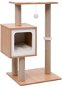 Shumee Cat Scratcher with Sisal Posts Brown-white 82 × 48 × 30cm - Cat Scratcher