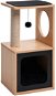 Shumee Hracie odpočívadlo drevené s preliezačkou a loptičkou 60 × 30 × 30 cm čierne - Škrabadlo pre mačky