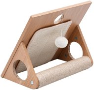 Shumee Cat Scratcher with Sisal Rug Brown-white 40 × 40 × 24cm - Cat Scratcher