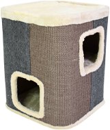 Senful Cat Condo dvojposchodová búdka so škrabadlom 49 × 40 cm - Škrabadlo pre mačky