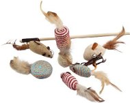 Petsbelle Collection of cat toys with feathers - Cat Toy