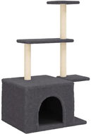 Shumee Cat scratching post 110 cm, dark grey - Cat Scratcher