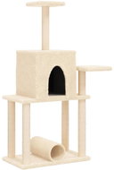 Shumee Cat scratching post 122 cm, cream - Cat Scratcher