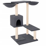 Shumee Škrabadlo pro kočky se škrabacími sloupky 82 cm, tmavě šedé - Cat Scratcher