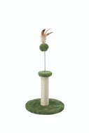 M-Pets My 1st Cat Tree Scratching post for kittens green with feathers - Cat Scratcher