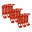 Red - 3 pcs