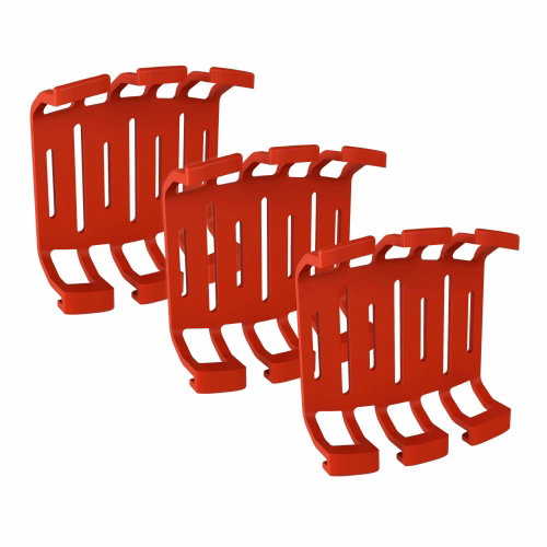 Dogtrace fixation clip for tracker DOG GPS ultra, red - 3 pcs - Filing Clip - Main image