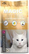MAGIC PEARLS Podstielka ML Bentonite Ultra White Baby Powder 5 l - Podstielka pre mačky