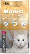 MAGIC PEARLS Kočkolit ML Bentonite Ultra White Baby Powder 10 l - Stelivo pro kočky