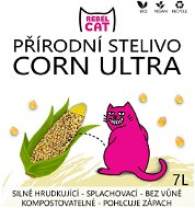 Rebel Cat přírodní stelivo hrudkující Corn Ultra 7l - Cat Litter