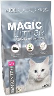 Magic Cat Kočkolit Magic Litter Bentonite Ultra White with Carbon 10 l - Podstielka pre mačky