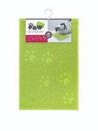 M-Pets Cat litter tray with paws 30 x 40 cm green - Litter Box Accessories