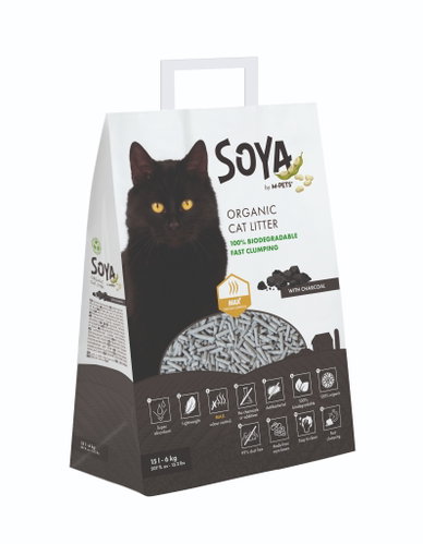 M-Pets Soy bedding with activated carbon 15 L - Cat Litter - Main image
