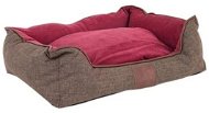 Akinu Chester Dog Bed S Brown/Red - 55 × 50 × 20cm - Bed