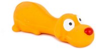 Akina dog toy latex dog orange 16 cm - Dog Toy