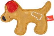 Akinu Toy Dog, Premium Leather, Brown - Dog Toy