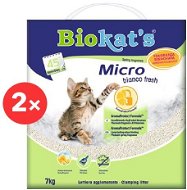 Biokat's micro fresh 2× 7 l - Podstielka pre mačky