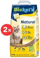 Biokat's natural classic 2× 10 l - Podstielka pre mačky
