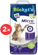 Biokat´s Micro Classic 2 × 14 l - Cat Litter