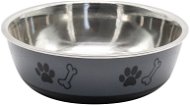 Dog Bowl Akinu Non-slip Stainless-steel/Plastic Bowl, 450ml - Miska pro psy