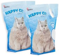 Akinu Happy Cat White 2× 3,6 l - Podstielka pre mačky