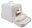 Cat Litter Box 69 × 42 × 41cm White