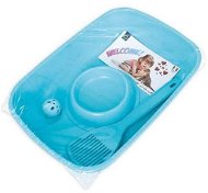 Cobbys Pet Welcome Kit Starter Pack for Kittens 37 × 27 × 8.5cm (Toilet, Shovel, Bowl, Ball) - Set