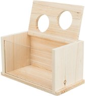 Trixie Wooden Sand Bath for Mice and Hamsters 22 × 12 × 12cm - Rodent Bathroom