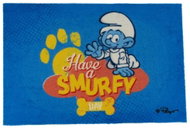 DUVO+ Šmoulové Protiskluzová rohožka Šmoulíček 60 × 40 × 0,6 cm - Doormat