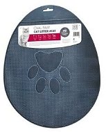 M-Pets Oval Paw 43 × 35cm Black - Doormat