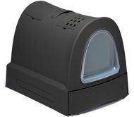 IMAC  Indoor Cat Toilet with Pull-Out Drawer 40 × 56 × 42.5cm Anthracite - Cat Litter Box