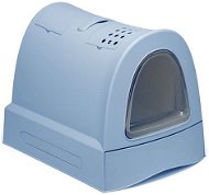 IMAC Indoor Cat Toilet with Pull-Out Drawer 40 × 56 × 42.5cm Blue - Cat Litter Box