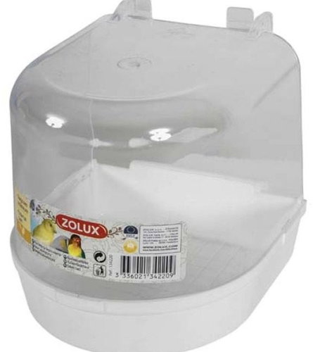 Zolux Bathroom for exotics with white bottom 13,5 cm - Bird Bath - Main image