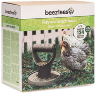 Beeztees Play & Snack Tower Poultry feeder 30 cm, grey - Bird Feeder