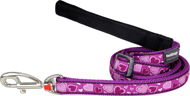 Red Dingo Breezy Love Purple Leash 25mm × 1.8m - Lead