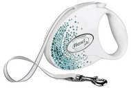 Flexi Glam SWAROVSKI® Splash Ocean páska bílá M 5m do 25kg - Vodítko