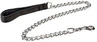 Duvo+ Chain leash with nylon handle black 100 × 0,2 cm - Lead