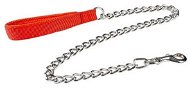 Duvo+ Chain leash with nylon handle red - Lead