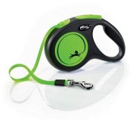 Flexi New Neon M pásek 5 m/25 kg zelené - Vodítko