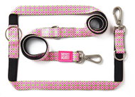 Max & Molly Vodítko přepínací, Retro Pink, Velikost M - Vodítko