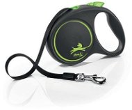 Flexi Black Design L pásek 5 m/50 kg zelené - Vodítko