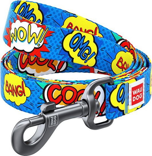 Waudog Nylon Leash OMG! 122cm/1.5cm - Leash - Main image