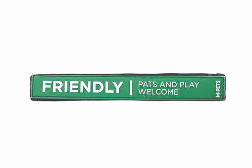 M-Pets CAUTION! Neoprene Leash Cover - Friendly - Leash - Main image