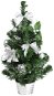 Dommio Stromek Stromek zdobený stříbrný 50 cm - Vánoční stromek