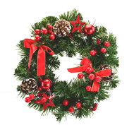 Wreath DOMMIO Christmas wreath - with elderberries, 30 cm - Věnec