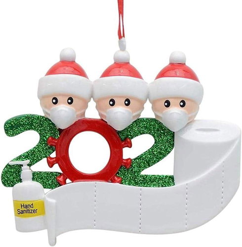DECOLED Ozdoba "3 koronáčci", 8,3 × 7 cm - Christmas Ornaments - Main image
