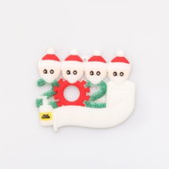 DECOLED Ozdoba "4 koronáčci", 8,3 × 7 cm - Vánoční ozdoby